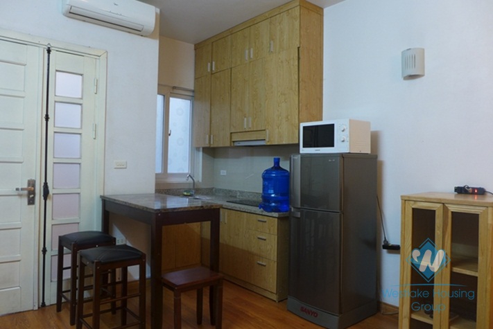 Nice serviced apartment with 01 bedroom for rent in Au Co St, Tay Ho, Ha Noi